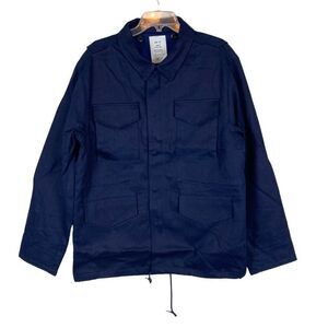 Taylor Stitch x Alpha Industries M51 in indigo reverse sateen field barn jacket